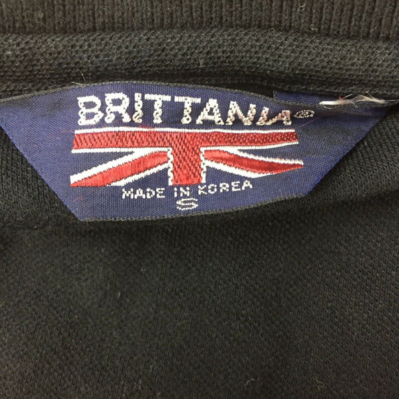 Vintage Brittania Sportswear sz S Bruce Lee Polo - Picture 7 of 8